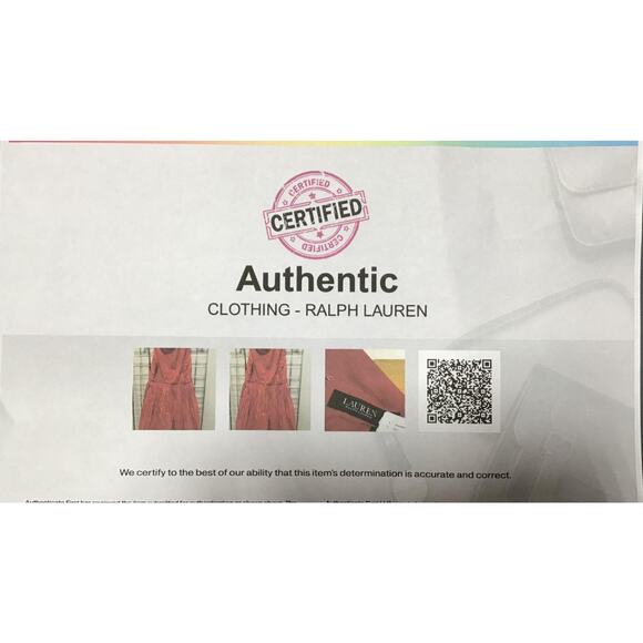 Ralph Lauren Size 4 Red Belted Taffeta Cocktail Dress Missing Belt - Picture 7 of 7